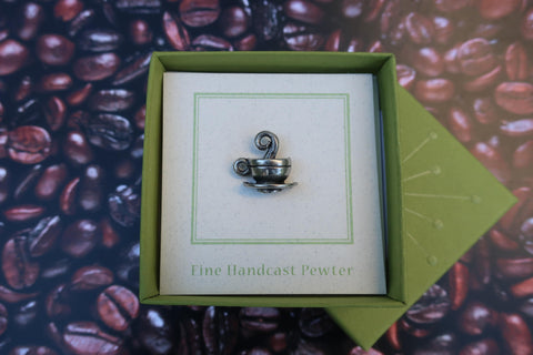 Coffee Cup Lapel Pin