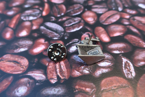 Coffee Mill Lapel Pin