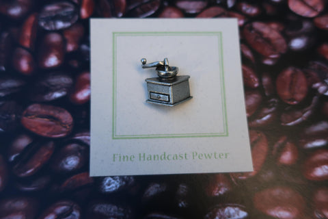 Coffee Mill Lapel Pin