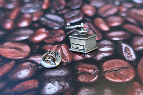 Coffee Mill Lapel Pin