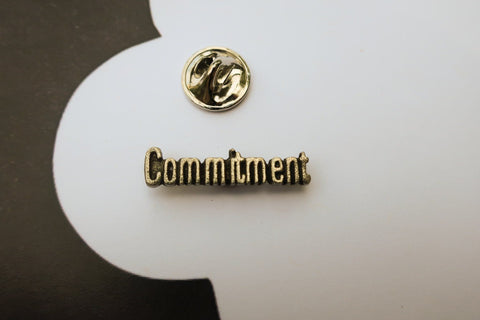 Commitment Lapel Pin