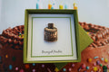 Birthday Cake Copper Lapel Pin