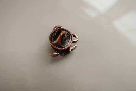 Coffee Cup Copper Lapel Pin