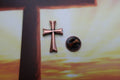 Cross Copper Lapel Pin