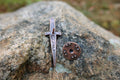 Dagger Copper Lapel Pin