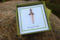 Dagger Copper Lapel Pin