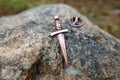 Dagger Copper Lapel Pin