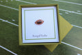 Football Copper Lapel Pin