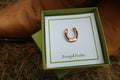 Horseshoe Copper Lapel Pin