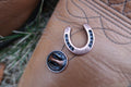 Horseshoe Copper Lapel Pin