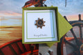 Ship's Wheel Copper Lapel Pin