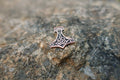 Viking Thor's Hammer Copper Lapel Pin