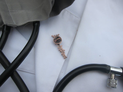 Aorta Copper Lapel Pin