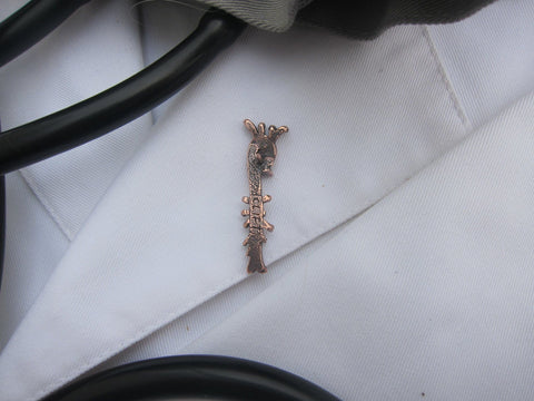 Aorta Copper Lapel Pin