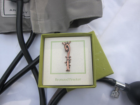 Aorta Copper Lapel Pin