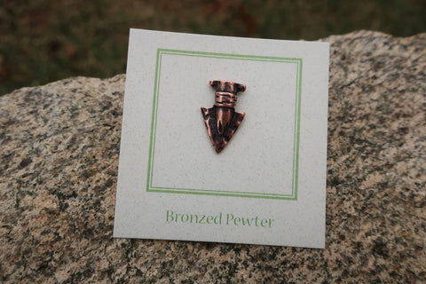 Arrowhead Copper Lapel Pin