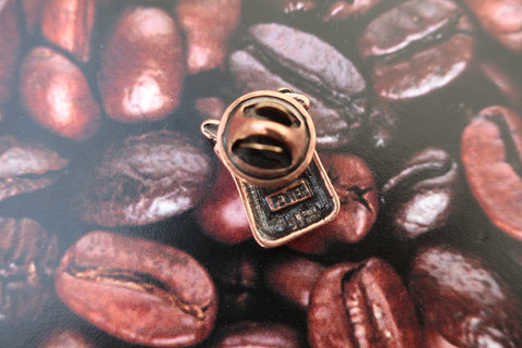 Sack of Coffee Copper Lapel Pin