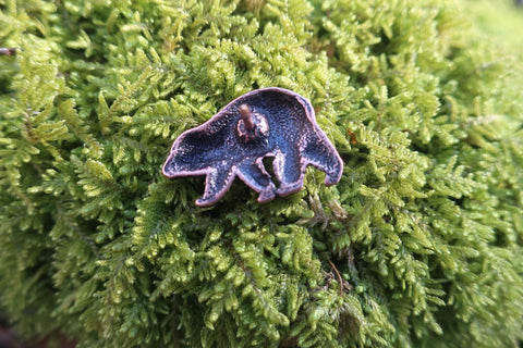 Bear Copper Lapel Pin