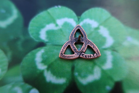 Celtic Knot Copper Lapel Pin