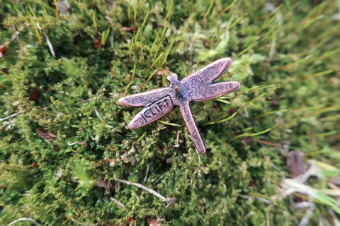 Dragonfly Copper Lapel Pin