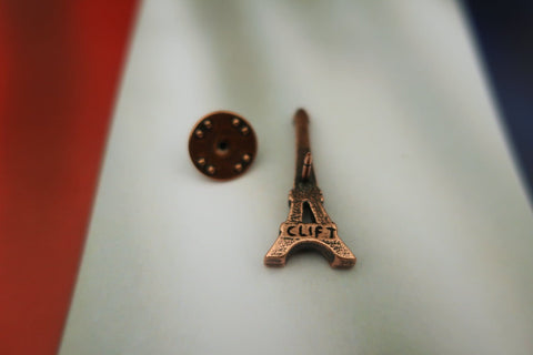 Eiffel Tower Copper Lapel Pin