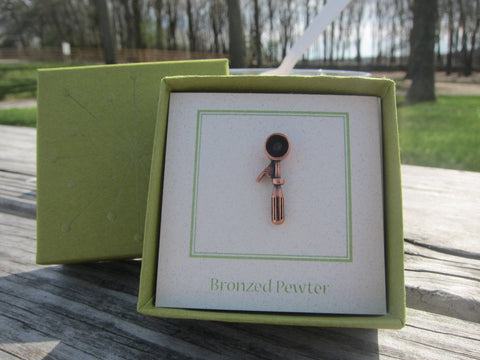 Ice Cream Scoop Copper Lapel Pin
