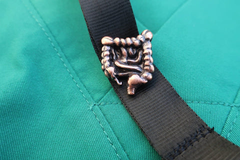 Intestines Copper Lapel Pin