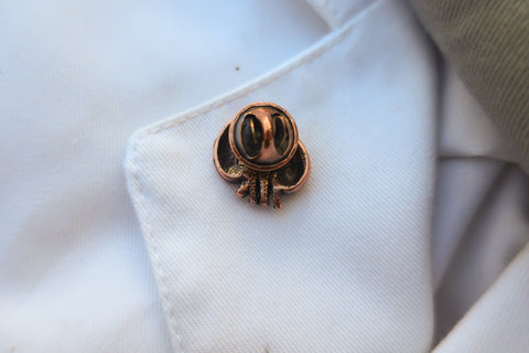 Kidney Copper Lapel Pin