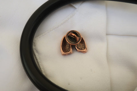 Lungs Copper Lapel Pin