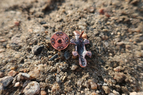 Platypus Copper Lapel Pin