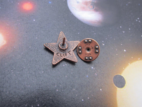 Star Copper Lapel Pin