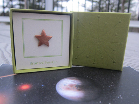 Star Copper Lapel Pin