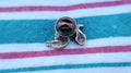 Stork Copper Lapel Pin