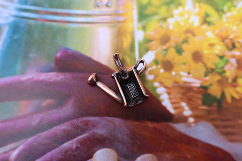 Watering Can Copper Lapel Pin