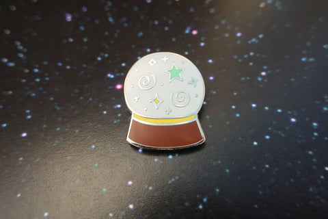 Crystal Ball Enamel Pin