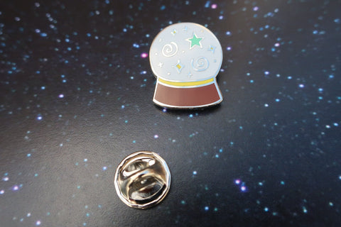 Crystal Ball Enamel Pin