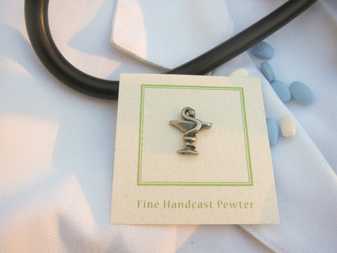 Cup of Hygieia Lapel Pin