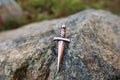 Dagger Copper Lapel Pin