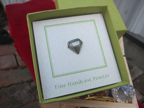 Diamond Lapel Pin