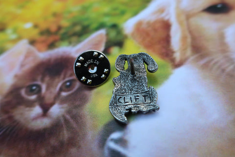 Dog and Cat Lapel Pin