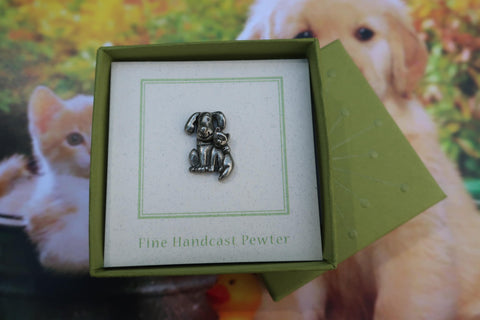 Dog and Cat Lapel Pin
