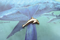 Dolphin Gold Lapel Pin