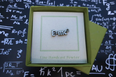 E=MC2 Lapel Pin