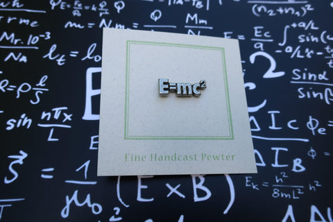 E=MC2 Lapel Pin