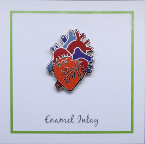 Human Heart Enamel Pin