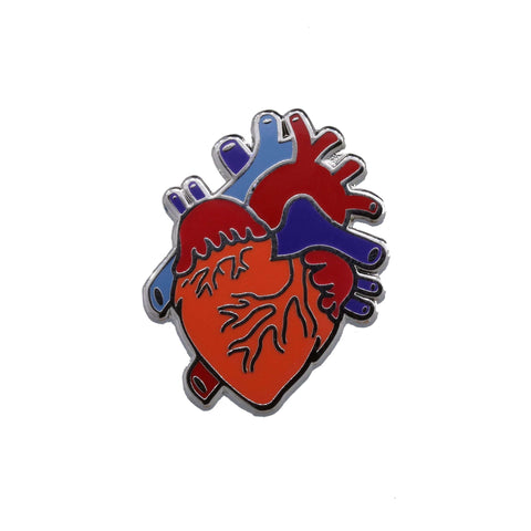 Human Heart Enamel Pin
