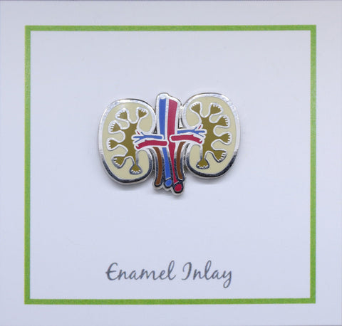 Kidneys Enamel Pin