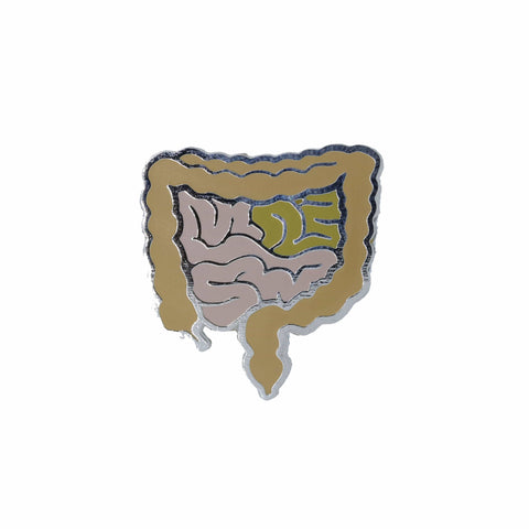 Intestines Enamel Pin