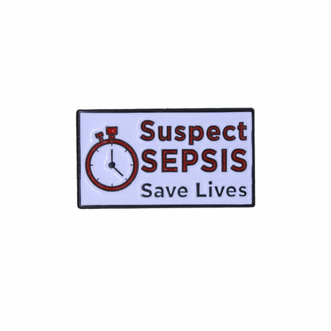 Suspect Sepsis Enamel Pin