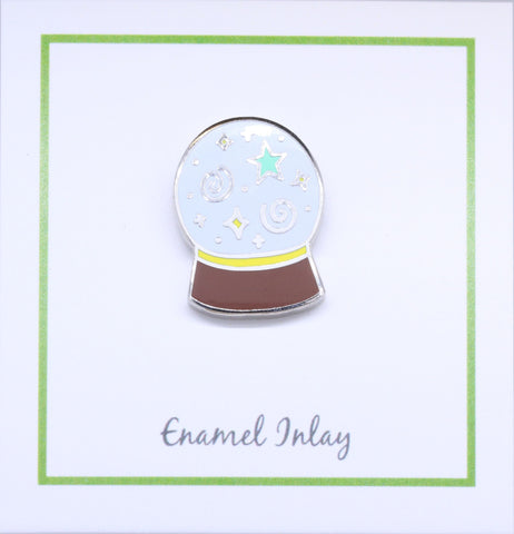 Crystal Ball Enamel Pin